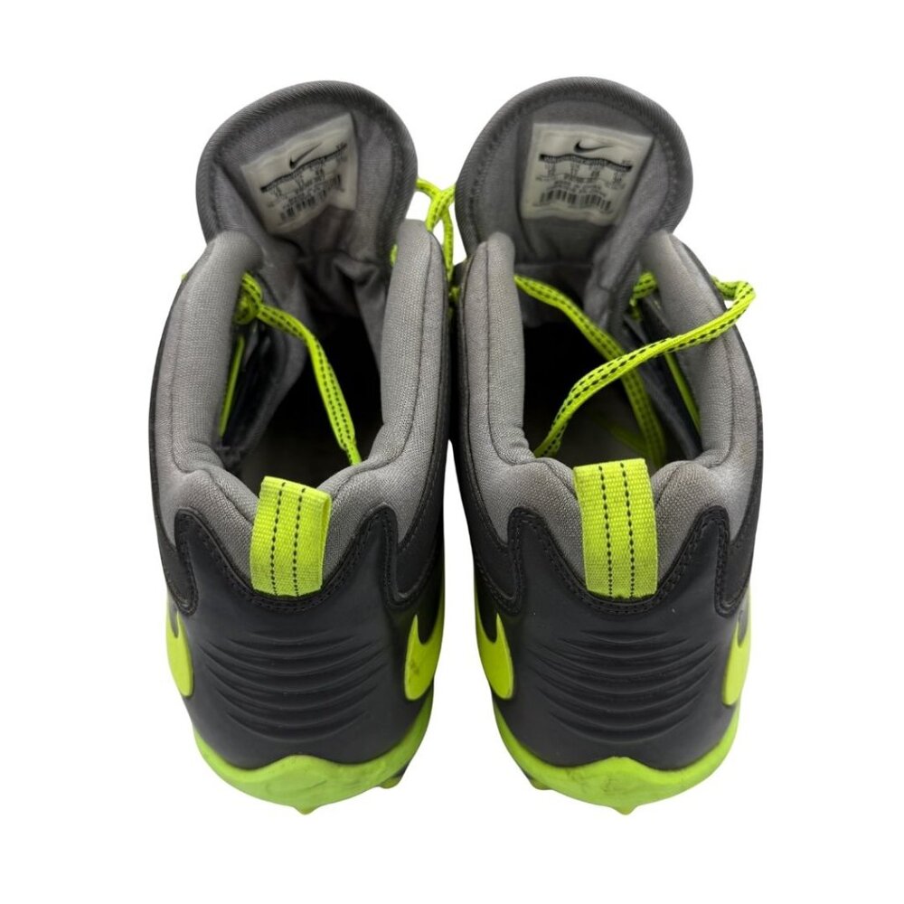 Nike Huarache Mid Football Cleats Black Volt Men’s Size 12 - Picture 3 of 6